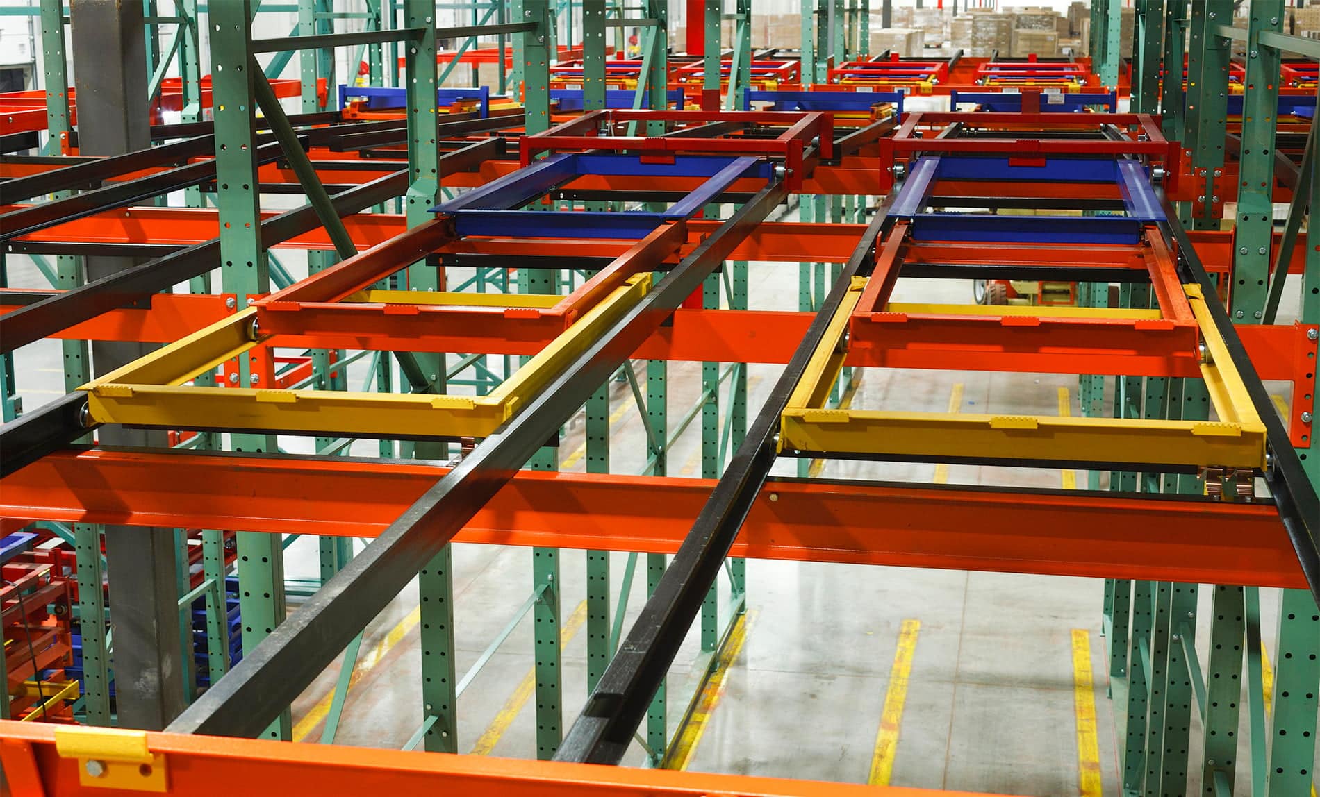 Push Back Pallet Racking Push Back Pallet Racking